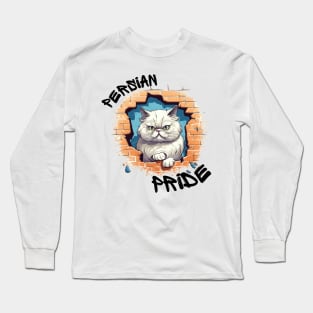 Persian Pride Graffiti Long Sleeve T-Shirt